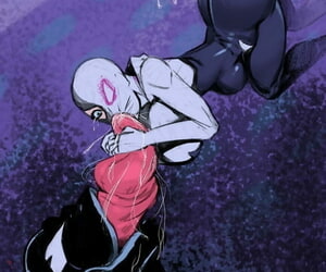 örümcek Gwen vs venom 1 zehirlerinin Öpücük çakma 2