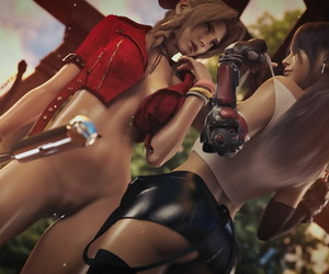Forged3dx Tifa coupled with Aerith
