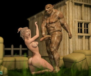 3DSimon Taylors Slimy Nightmare - Chapter 1. The Boar Deep-throating - part 5