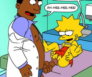 Lisa geht zu die Arzt