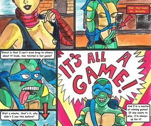 verplaatsen vooruit van De Tiener mutant Ninja turtlesâ€¦