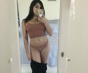 Short honey Keira Croft takes selfies of her amazing butt cheeks
