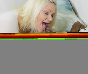 Light-complexioned granny Lacey Starr enjoying hardcore interracial making love with a tasty BBC
