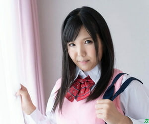 japonés colegiala Juri Haruka Consigue su Virgen Coño clavado Con un incremento de de Creampied