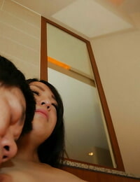 Asian cutie Airi Kawaguchi has some cock sucking and pussy fingering fun