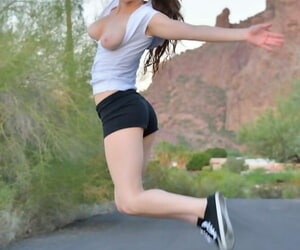 flexible Adolescente Cerca coletas doffs yoga Pantalones a ampliar Cercanos abierto Cerca el sandalias