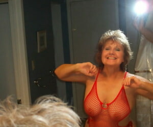 Superannuated laddie Busty Bliss gives the bird enervating see thru underthings in wash one\'s hands