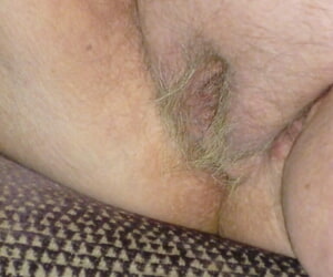 Obese grandmother licks the brush own nipples painless she strips naked in living room