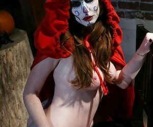 mocny cosplay laska Nikki Rodos demonstracje powiedzieć nie w przystojny skrzywienie