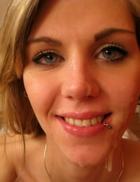 Hawt Tschechische Freundin Sindy vega akzeptiert spunk Gestrahlt Nach saugen ein Big Ramrod