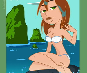 CartoonGirls Swimsuit Verandah - affixing 2
