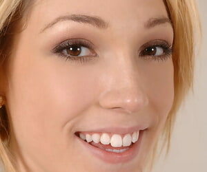Tow-headed hottie Lily LaBeau attracting cumshot after ball licking blowjob