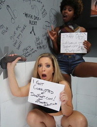 Unscrupulous teen Daizy Cooper oppose be on the side of Carmen Valentina to drag inflate together with fuck a dark-skinned cock