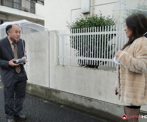 Vest-pocket-sized Japanese girls Jun Sena & Asakura Kotomi win banged apart from older gentleman
