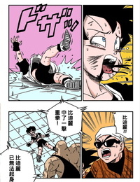 Yamamoto Videl vs Spopovich Dragon Ball Z Chinese 黑条汉化 Colorized