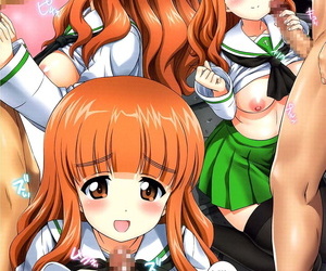 COMIC1☆13 Kamogawaya Kamogawa Tanuki Gup is good! Ankou report Girls und Panzer English Doujins.com