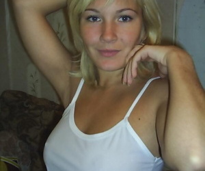 Slutty blonde Prostituierte einkreisen Fein rund Titten Strippen Nackt - Teil 313