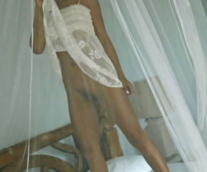 뜨거운 아시아 tailynn 에 a 섹시 babydoll 잠옷 에 징두리 벽판 장식 330
