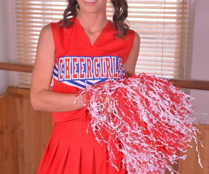 American Cheerleader Lana  verleidt een  geven De cubbyhole kamer - trouw 360