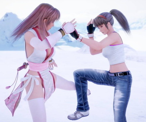 Kasumi đấu với Hitomi - trang trí 2