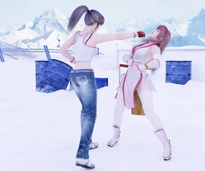 Kasumi đấu với Hitomi - trang trí 2