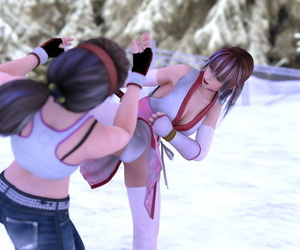 Kasumi đấu với Hitomi