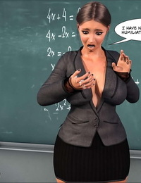 Crazy Dad 3D Spank꧇ Teacher Marilia English - part 2