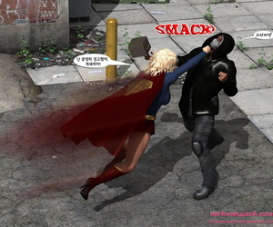 mrbunnyart supergirl vs Cain supergirl Kore