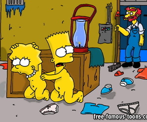 Bart together with lisa simpsons orgy - part 459