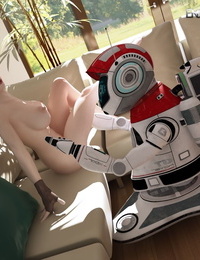Magnificent babe gets sexual with her robot assistant - part 1536