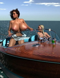 Topless enorme breasted 3d fada hotty wakeboard parte 1184