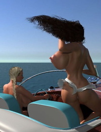 Topless enorme breasted 3d fairy hotty wakeboarden Onderdeel 1184