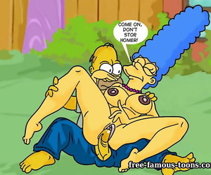 Well-known toons homer coupled with marge simpsons sex - fidelity 406
