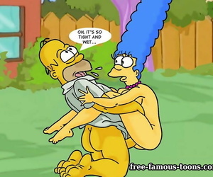 Znane bajki Homer w połączeniu z Marge The simpsons seks - wierność 406