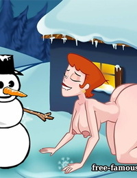 Famous toons christmas orgy - part 399