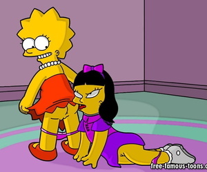 Lisa Simpson lesbianas orgías pose 346