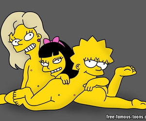 Lisa Simpson lesbianas orgías pose 346