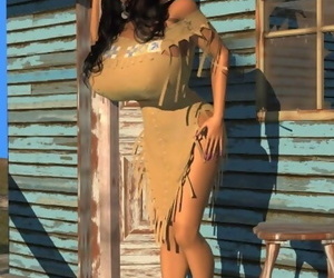 Large breasted 3d american indian hottie posing minus - faithfulness 1167
