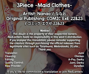 Nanao 3Piece ~Maid Clothes~ Hick fool around ExE 22&23 English RedLantern Digital