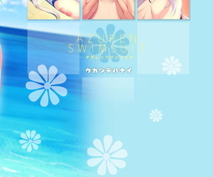 Ukatsu de wa Nai noukatu- Minase Kuru Azuren Swimsuit Azur Tool along English LunaticSeibah Digital