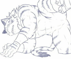 Un muscular tigre cuntboy Duro :Por: urakata5x cosa similar 3