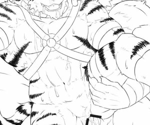 A husky tiger cuntboy by urakata5x