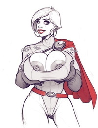 DevilHS Power Girl on Darkseid Superman French RE411