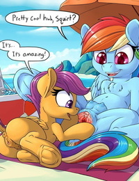 PussPuss Rainbow Shows Scoots a Trick My Little Pony: Friendship is Magic