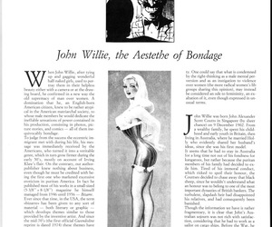 The Artifices be beneficial to John Willie : Carefree Serfdom 1946-1961 : An Illustrated Ancient history