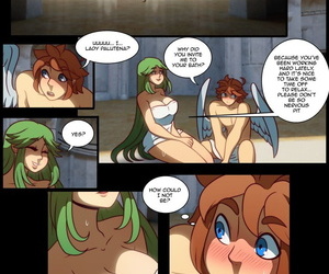 Kinkymation Palutena together with Pit Jester Kid Icarus