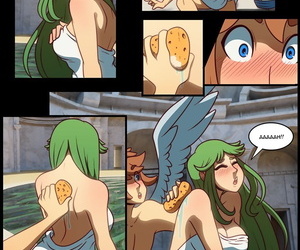 Kinkymation Palutena together with Pit Jester Kid Icarus