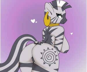 Zebra hebben een crush op