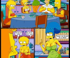 Jugando a las damas Simpsons Spanish kalock