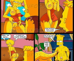 Jugando a las damas Simpsons Spanish kalock